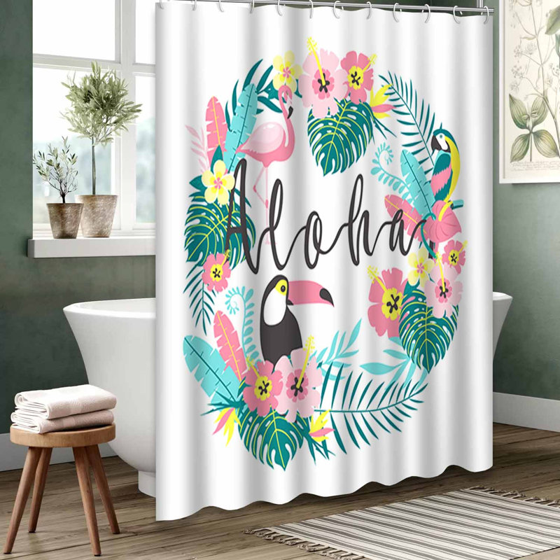 Rideau de douche transparent transparent, rideaux de douche pour la salle de bain avec 12 crochets, 72" L x 78" W