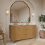 Kensington 60" Single Bathroom Vanity in Reeded Birch-1943646941
