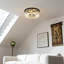 Lustre rond en cristal 23,6 pouces avec 8 lumières