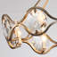 Lustre géométrique 8 lumières façon bougie de style bougie Geil