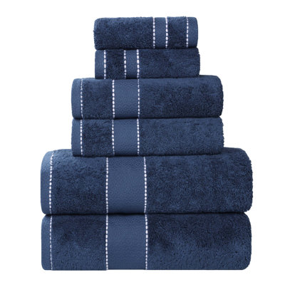 Niles 6-Piece Giza Cotton Towel Set