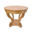 Table basse à pieds courbés de style campagnard avec table de bout et table d'appoint pour le coin-repas, la cuisine, la salle à manger ou le salon
