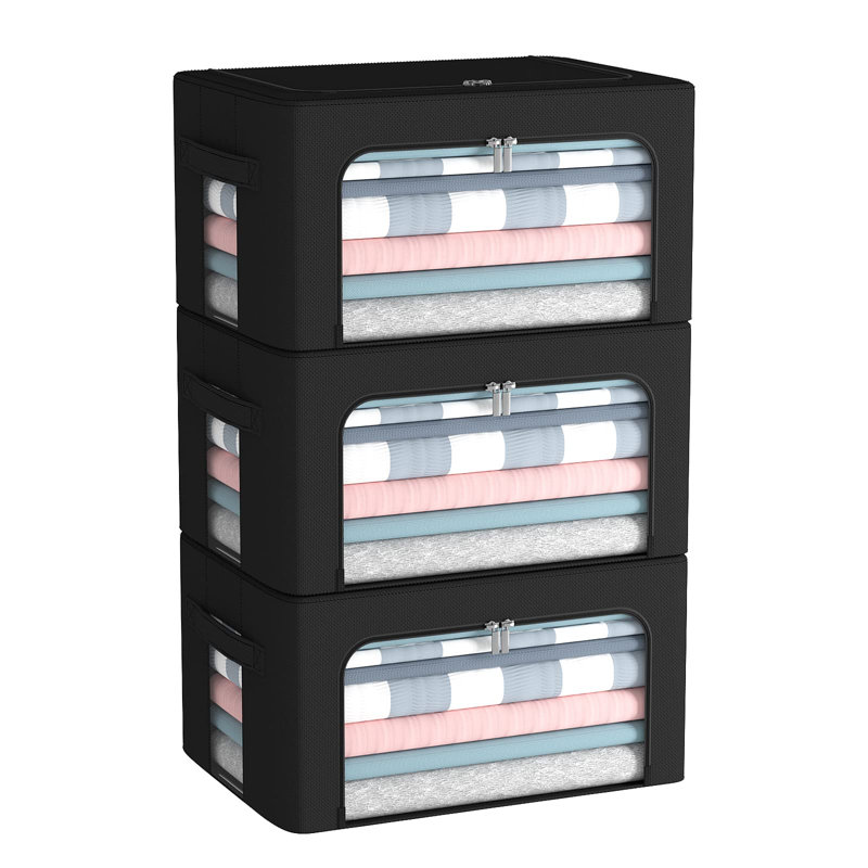 Boîte de rangement 3Pack Frame, Black