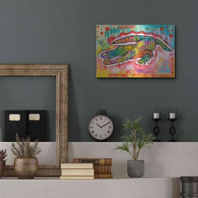 «Alligator 2» par Dean Russo, impression sur métal sans cadre