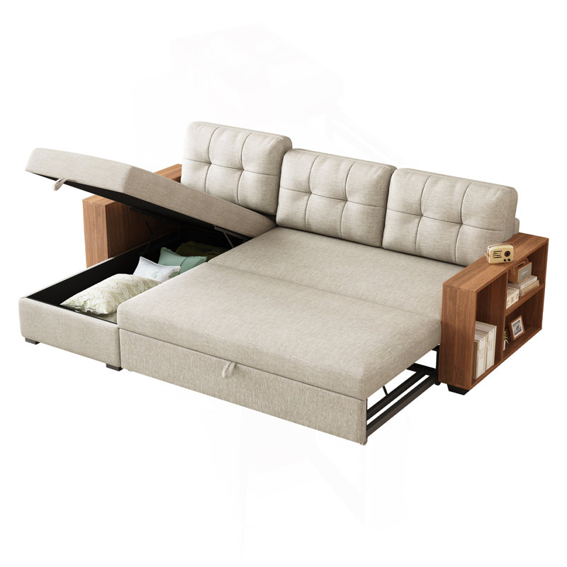 Canapé modulaire rembourré polyvalent avec rangement et design convertible pour un confort et une fonctionnalité ultimes