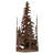 Rustic Lodge Flush Mounted Sconce