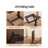 Folding bedside table, mobile rolling laptop stand, tiltable bedside table with wheels, height adjustable tray table-114762527