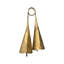 Petites cloches de chariot en or brûlé-751351671