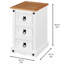 Solid Wood Bedside Table