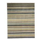 Hand Woven Wool Striped Area Rug