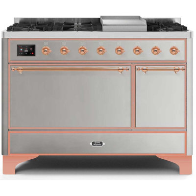 Majestic II 47.83" 5.02 Cu.Ft. Freestanding Dual Fuel with Griddle and Convection Oven