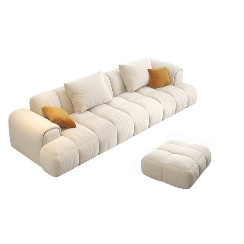 Modern light luxury fabric sofa set