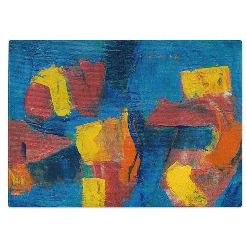 Tempered Glass Art Painting Vol.276 Chopping Board, 39 cm W x 28.5 cm L