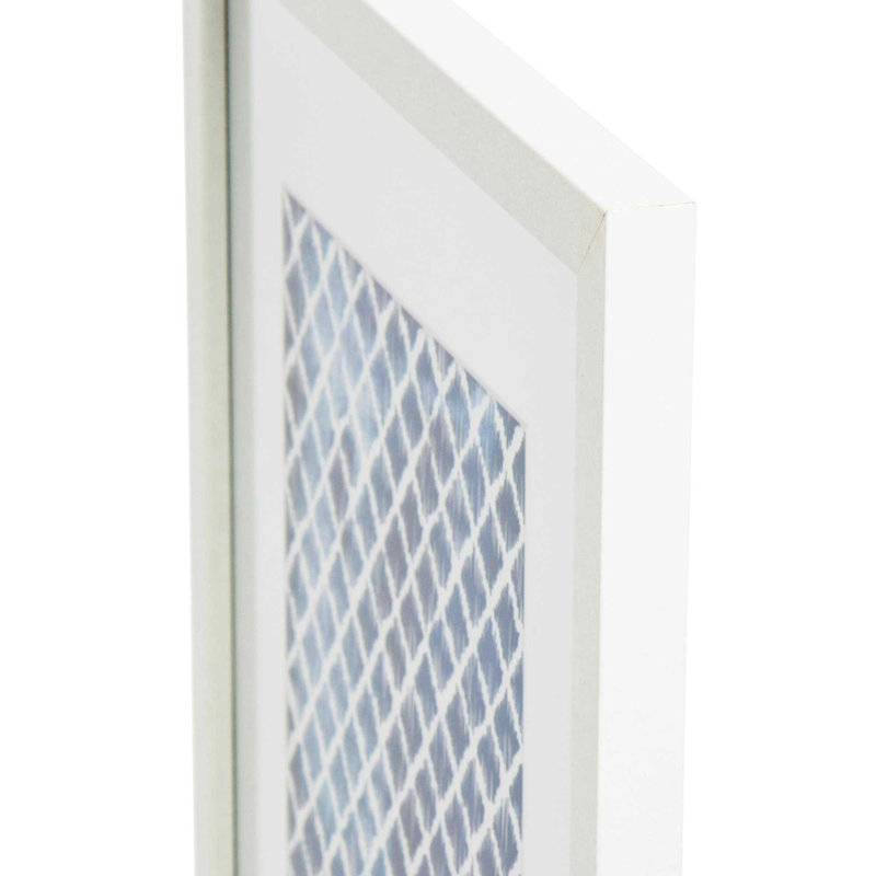 Aayaan White Matte Picture Frame with Mat