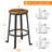 Khadijah Counter Stool with Metal Frame-103063605-106066467