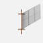 76'' H x 45'' W Metal Fencing