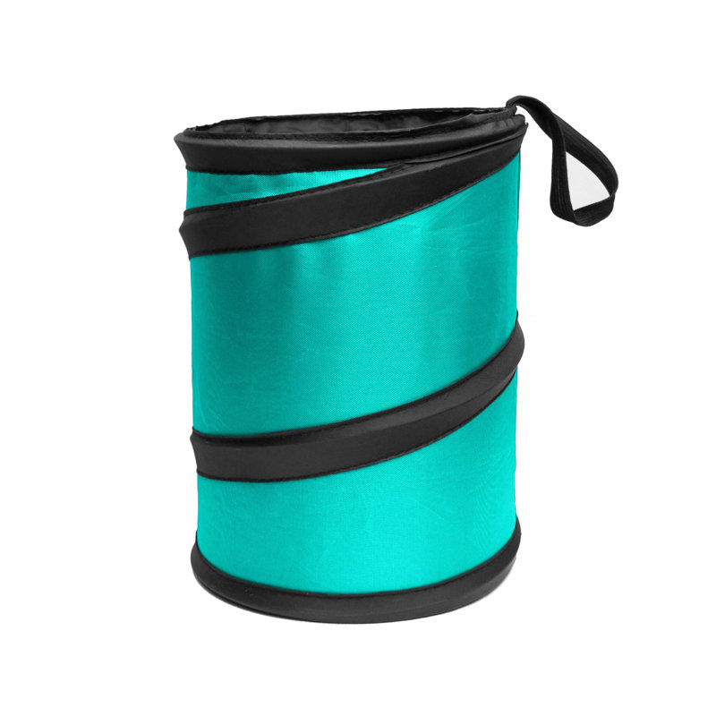 Poubelle pliante, Menthe, 2, H 8,3 po x l 6,3 po x P 6,3 po