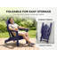 Chaise Adirondack pliante, chaises de patio en PEHD résistantes aux intempéries