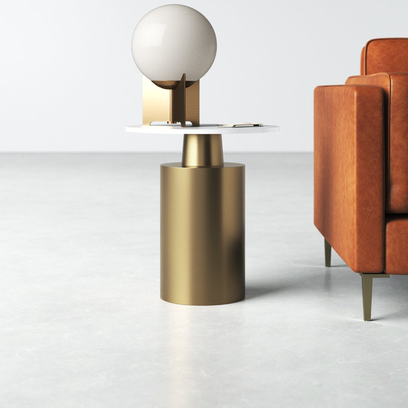 Winnie Marble Top End Table