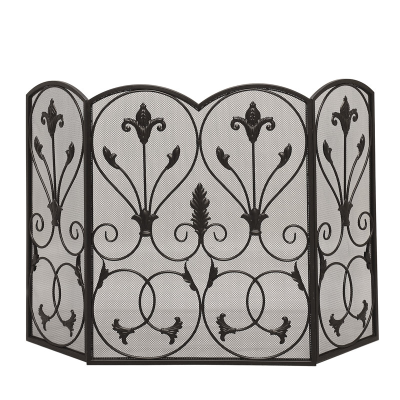 Ramsel Iron Fireplace Screen