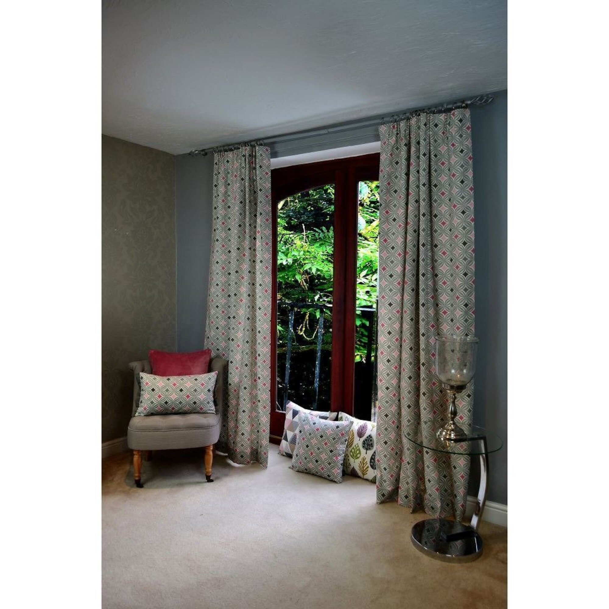 McalisterTextiles 100% Cotton Room Darkening Curtains / Drapes Pair