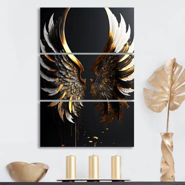 17 Filigree Angel Wings: Gold Leaf [MM111231] 
