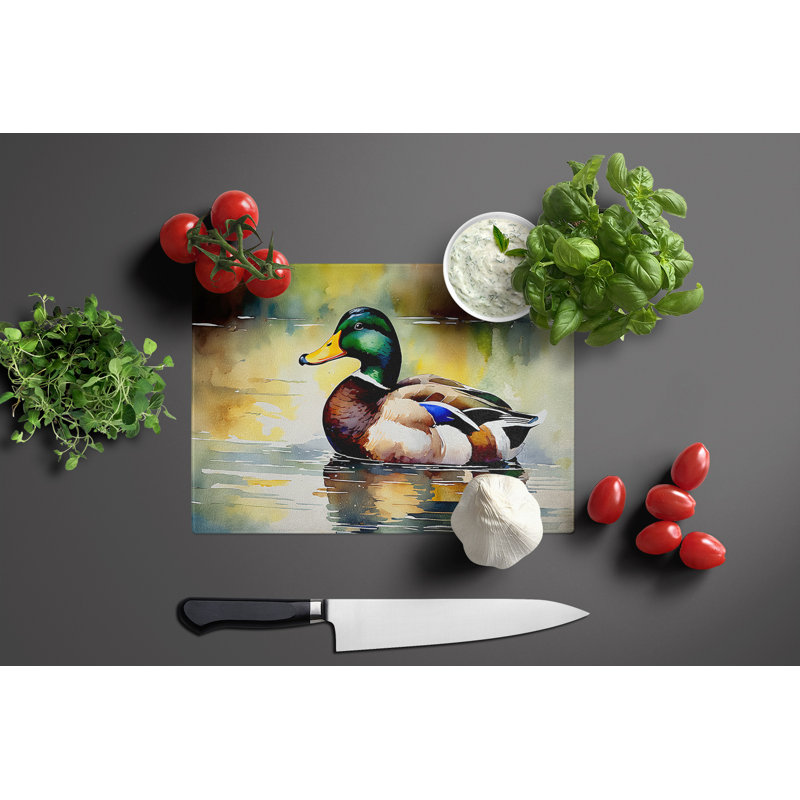 Mallard Glass Cutting Board