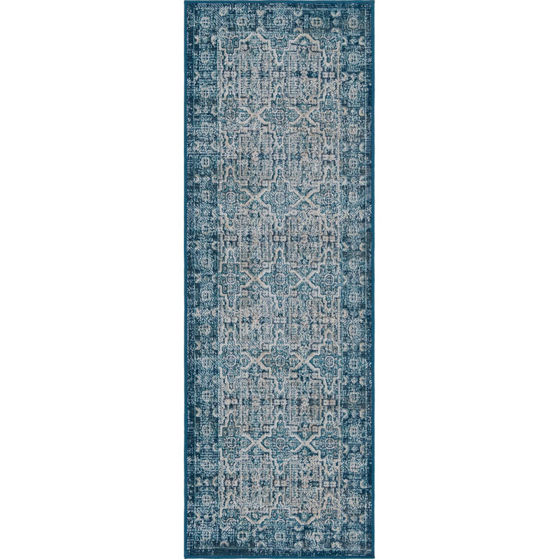 Geometric Indoor Rug, Runner 2' x 6'1"