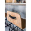 Upholstered Stool with Metal Frame-628275123-628275122