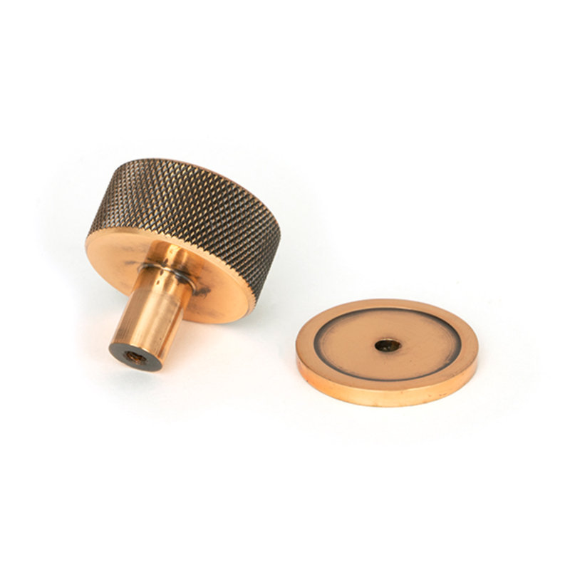 Round Knob, 3 cm, Polished Bronze