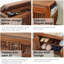 Range-chaussures en bambou avec rangement et rangement