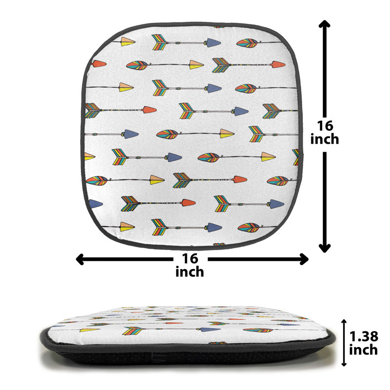 Outdoor 1.38'' Dining Chair Seat Cushion