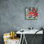  «Big Red Truck 4» par Annie Warren, art mural sur toile, 12 po x 12 po-2114428798