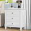 Armoire de chevet avec trois tiroirs robustes-1330153594