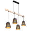 Aneta 4 - Light Black Pendant