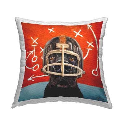 Abstract Outdoor Throw Pillow
