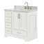 Meuble-lavabo simple avec plateau Abshire 37-93359248