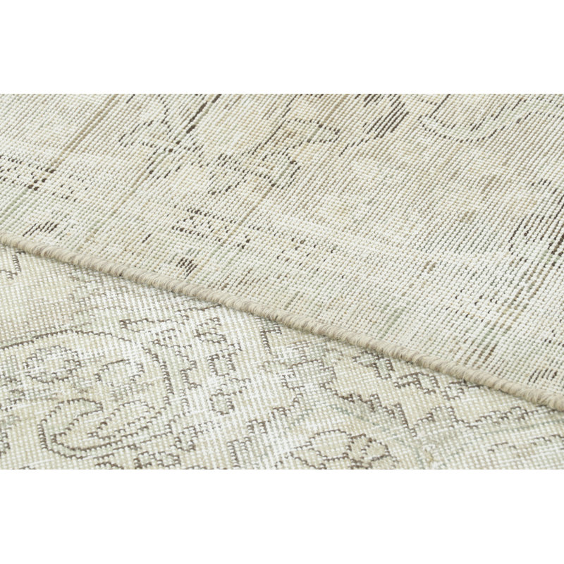 Distressed One-of-a-Kind 9'0X11'10 Hand Knotted Area Rug