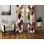 Paire de rideaux semi-transparents en polyester Downall-220048292