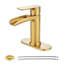 Robinet de salle de bain monotrou avec drain Matherne-50176575
