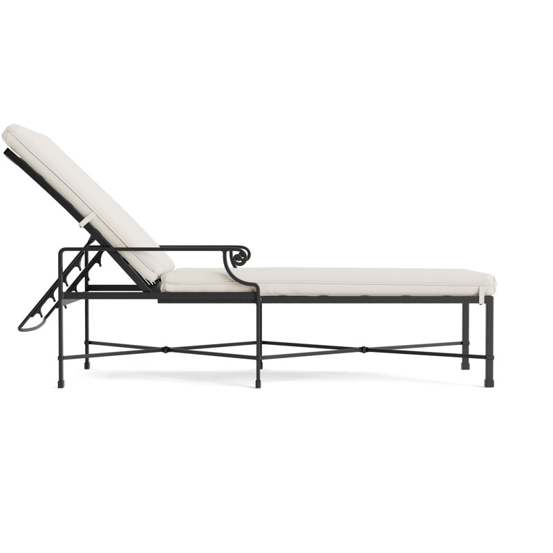 Venetian Outdoor Chaise Lounge, Fusion Moccasian, Dove Smooth