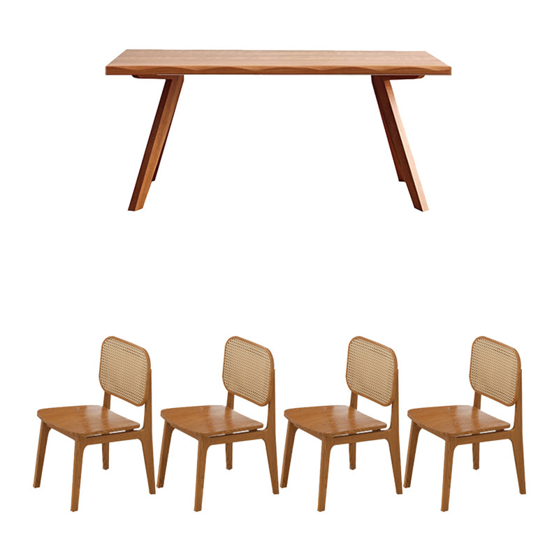 Ensemble de salle à manger rectangulaire, H 29,53 po x L 55,12 po x l 31,5 po