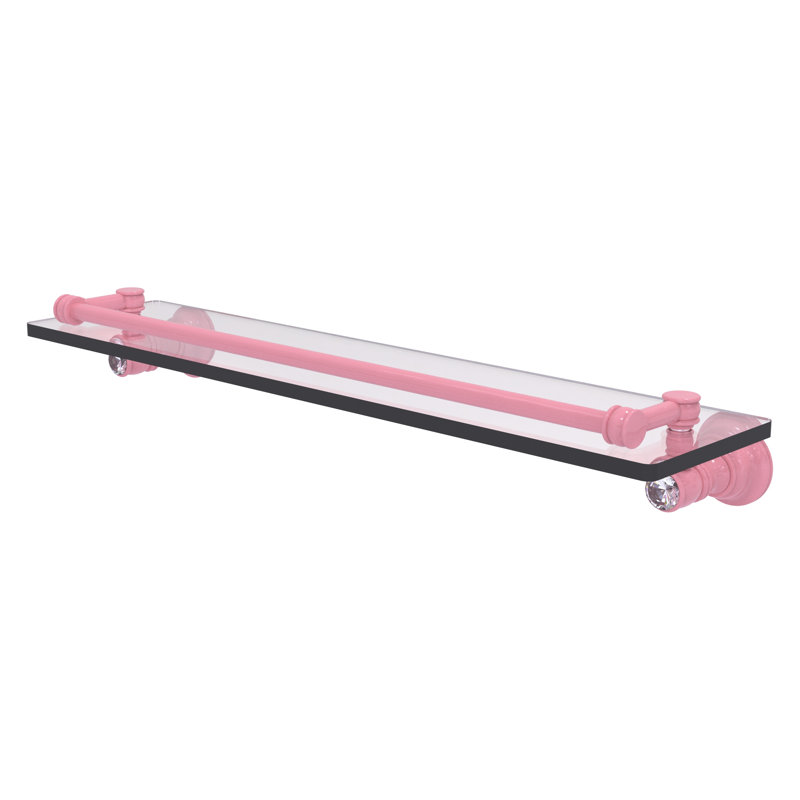 Tablette flottante Carolina, H 3,3 po x l 22 po x P 5,54 po, Rose