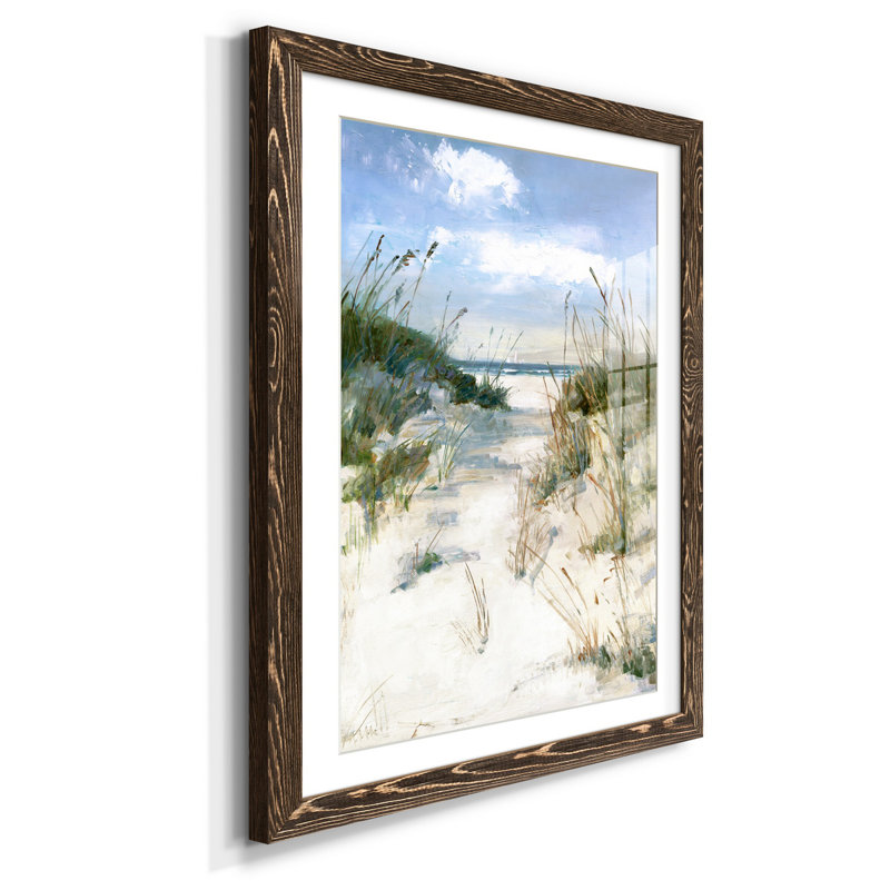 Petite Botanical II - reproduction de cadre photo, H 37,5 po x l 27,5 po x P 1,5 po, Noyer