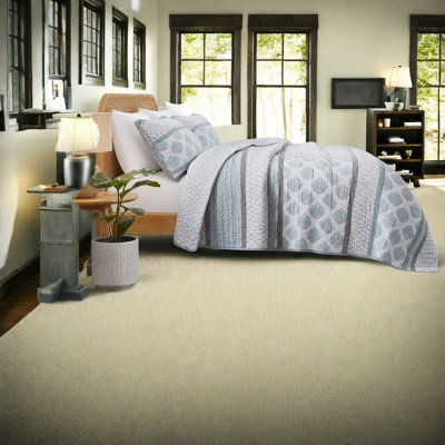 Ensembles de literie en coton turquoise, ensemble de courtepointe pour grand lit, confort toutes saisons réversible