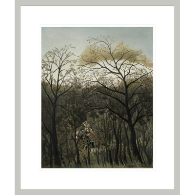 «Rendezvous in the Forest» par Henri Rousseau, impression giclée encadrée