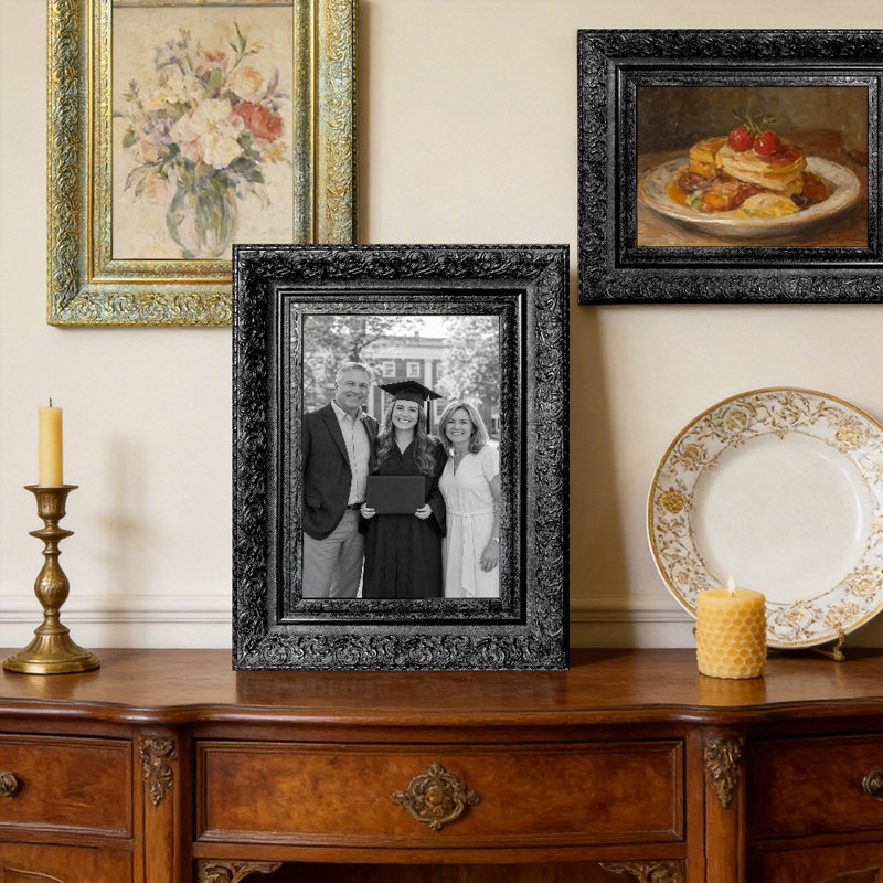 Cadre photo 8 "x 10" noir 1PC, Noir, 1, L 8 po x H 10 po
