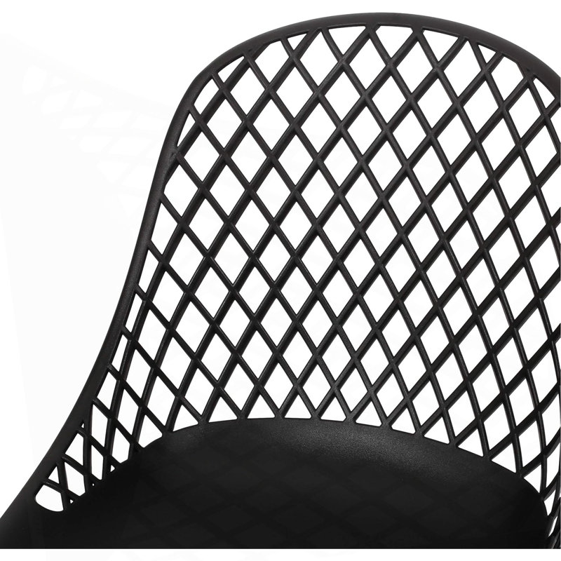 CHAISE LILY (ENSEMBLE DE 4), Noir
