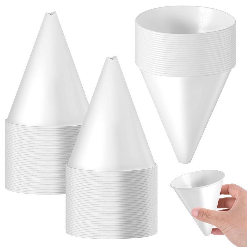 200 entonnoirs à huile pour moteur en papier jetables 6 oz