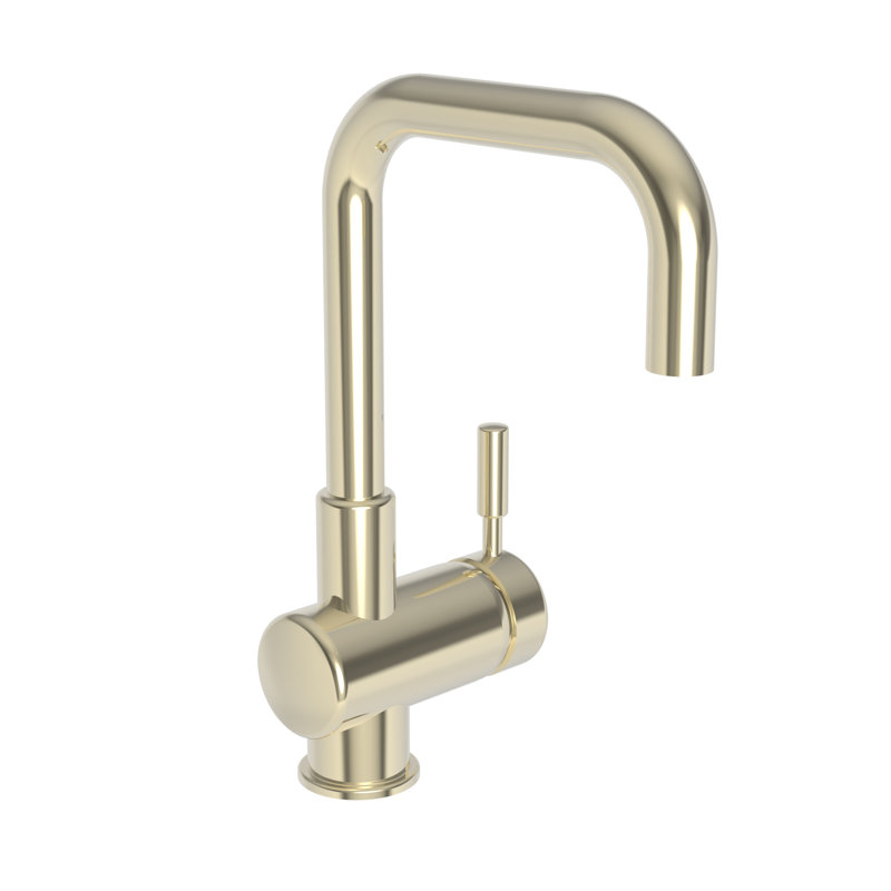 East Square Single Handle Bar Faucet, French Gold
